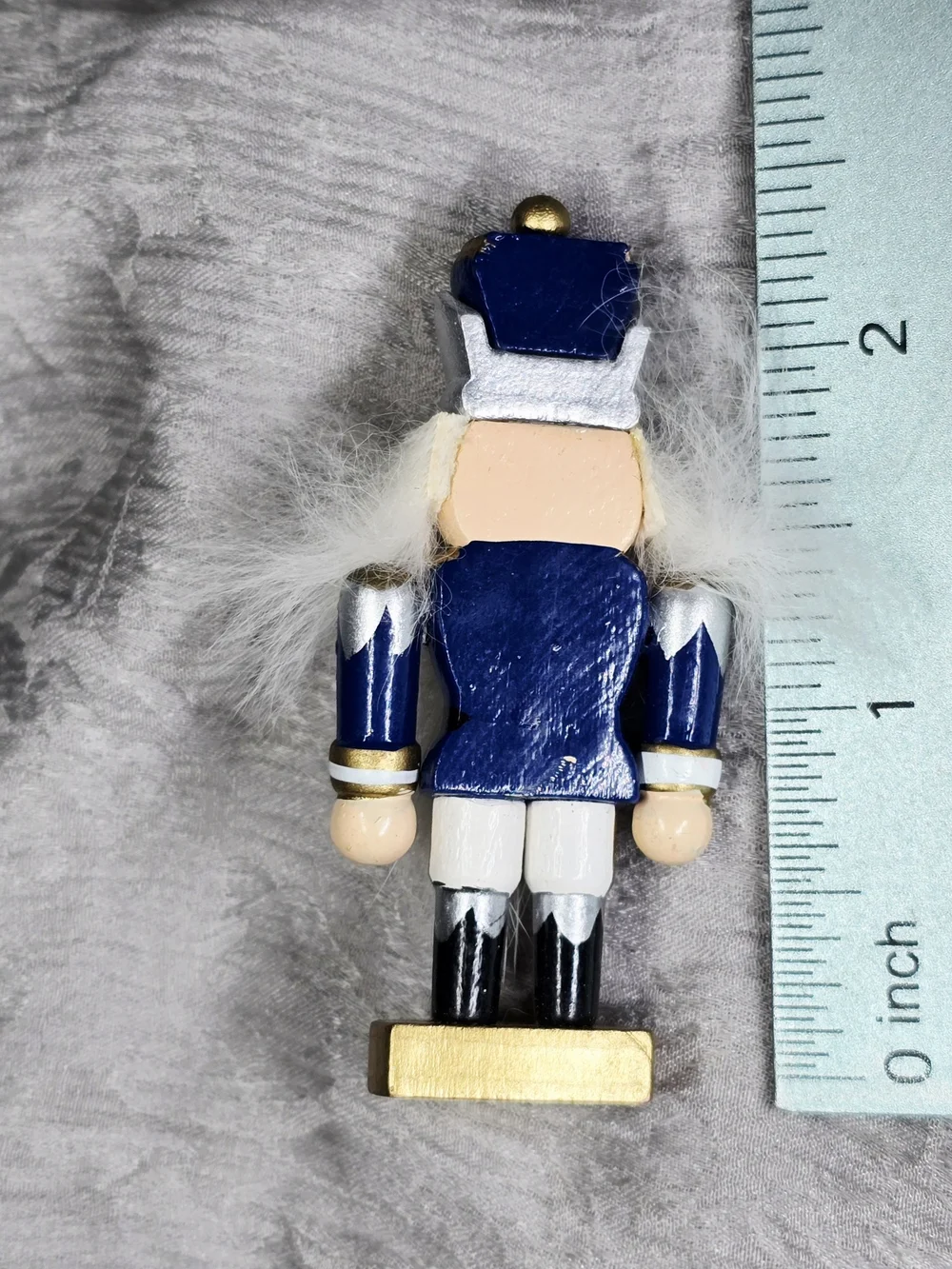Coming Soon Mini Wooden Christmas Nutcracker Soldier King Figurine 3.5